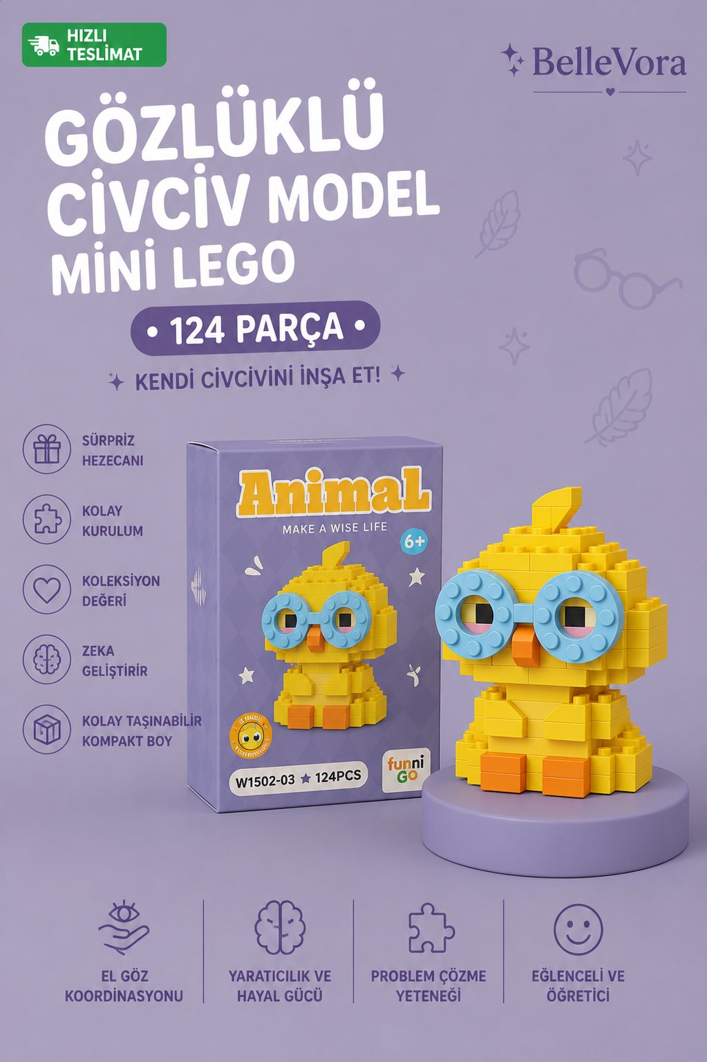 CUTE CHİCK🐥 (SEVİMLİ CİVCİV) MİNİ LEGO