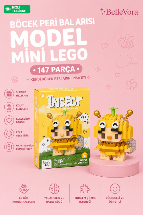 CUTE INSECT FAIRY HONEY BEE🐝 (BÖCEK PERİ BAL ARISI) MİNİ LEGO