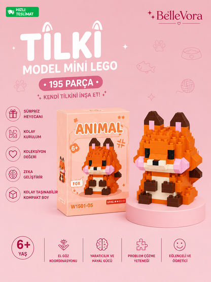 SEVİMLİ TİLKİ MİNİ LEGO