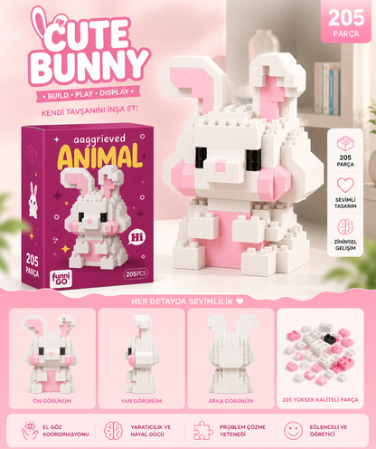 CUTE BUNNY🥕 (SEVİMLİ TAVŞAN) MİNİ LEGO